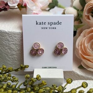 KATE SPADE NWT Pink Gold Small Cluster Studs
